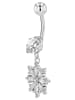 Adeliás Damen Piercing aus Edelstahl in silber