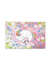 Mr. & Mrs. Panda Puzzle Einhorn Nacht ohne Spruch in Rot Pastell