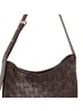 DuDu Sylvie Schultertasche Leder 36.5 cm in coffee brown