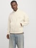 Jack & Jones Kapuzenpullover in Ecru