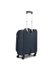 Wenger Beaumont 4 Rollen Kabinentrolley S 54 cm mit Dehnfalte in navy
