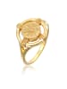 Elli Ring 925 Sterling Silber Siegelring in Gold