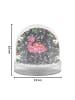 Mr. & Mrs. Panda Schneekugel Flamingo Classic mit Spruch in Kreidetafel