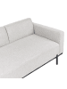 Beliani Chaiselongue SAVASSE in Grau/Schwarz - (W) 170 x (H) 78 x (L) 85 cm