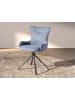 Angel Cerdá Drehstuhl 4204 in Blau / Dunkelgrau – (B)55 x (H)86 x (T)63 cm