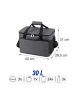 relaxdays Kühltasche in Grau - 30 l