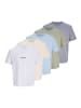 Jack & Jones 5er-Pack T-shirt in Seagrass