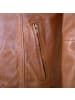 MADDOX Lederjacke Lammnappa in Cognac