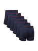 DANISH ENDURANCE Boxershorts Bamboo Trunks with fly in navy blue