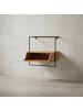 KADIMA DESIGN Wandkonsole, Mango-Holz, Industrial-Stil, 44x45x35cm, Boxspringbetten