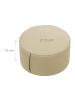 relaxdays Meditationskissen in Beige - (H)13 x Ø 33 cm