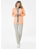 GOLDNER Eleganter Herbstcardigan mit Rundhals in pfirsich