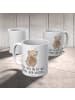 Mr. & Mrs. Panda Tasse Flöte Atem mit Spruch in Weiß