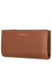 COCCINELLE Metallic Soft - Geldbörse 12cc 16 cm (seagrass) in cognac