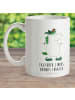Mr. & Mrs. Panda Tasse Einhorn Joker mit Spruch in Weiß