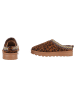 Ital-Design Stiefelette in Braun und Leo