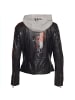 Roberto Geissini Maylin Lederjacke Schwarz