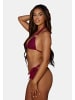 Moda Minx Bikini-Hose Private Island in Merlot Plum