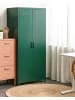 Beliani Kleiderschrank VARNA in Grün - (W) 76 x (H) 171 x (L) 50 cm