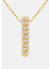 Diamant Exquis Halskette aus 375 Gelbgold mit Diamant
