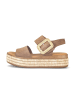 Gabor Plateau Sandalen in braun