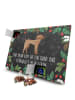 Mr. & Mrs. Panda Tee Adventskalender Hund Dogge mit Spruch in Kreidetafel