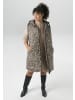 Aniston PLUS Steppweste in schwarz-beige-offwhite-braun