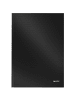 Leitz Notizbuch Solid fester Einband A4 liniert 80 Blatt schwarz