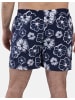 Frozen Cape Badeshorts RIBEIRA in Dark Blue Printed
