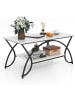 COSTWAY Couchtisch 100cm in Schwarz
