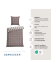 Schiesser Feinbiber-Bettwäsche-Set Sterne in Taupe