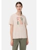Camel Active T-Shirt aus reiner Baumwolle in Lilarosa
