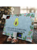 Mr. & Mrs. Panda Adventskalender Avocado Kern mit Spruch in Eisblau