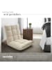 tectake Relaxsessel  Snooze , 108 x 57 x 13,5 cm, beige