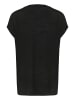 Kaffe Kurzarm-Bluse KAanja Regular fit in Black Deep