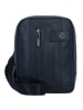 Piquadro Urban Umhängetasche Leder 17 cm in midnight blue