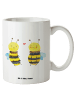 Mr. & Mrs. Panda Tasse Biene Verliebt ohne Spruch in Weiß