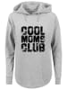 F4NT4STIC Oversized Hoodie Mothers Day Modern Love Statement Trendy Slogan in grau