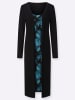 WITT WEIDEN Jerseykleid in schwarz-aquamarin-bedruckt