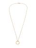 Elli Halskette 925 Sterling Silber Kreis in Gold