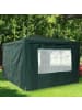 relaxdays 4-teiliges Pavillon-Seitenwand Set in Grün - (B)300 x (H)200 cm