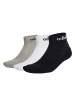 adidas Socken 3er Pack in Schwarz/Grau/Weiß