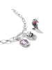 Thomas Sabo Charm-Anhänger in silberfarben, weiß, violett