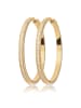 BALIA Ohrringe vergoldet (Gelbgold 750) Design Größe ca. 5cm Creolen