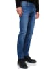Rusty Neal Royal Blue Used Jeans Hose "MELVIN" Slim Fit Cotton-Stretch in Royal Blue Used
