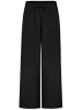 Sublevel Wide-Leg Sommerhose mit Tunnelzug und Seitentaschen in Schwarz