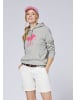 Polo Sylt Hoodie mit Glitter-Motiv in Grau