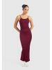 SMILODOX Maxi Dress Aveline Backless in Bordeaux
