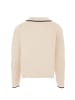 NAEMI Damen Cardigan in Wollweiss
