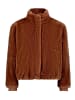 BETTY & CO Kunstfell-Jacke mit Taschen in braun